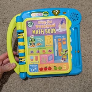 LeapFrog Interactive Math Book for Kids - Blue and Yellow